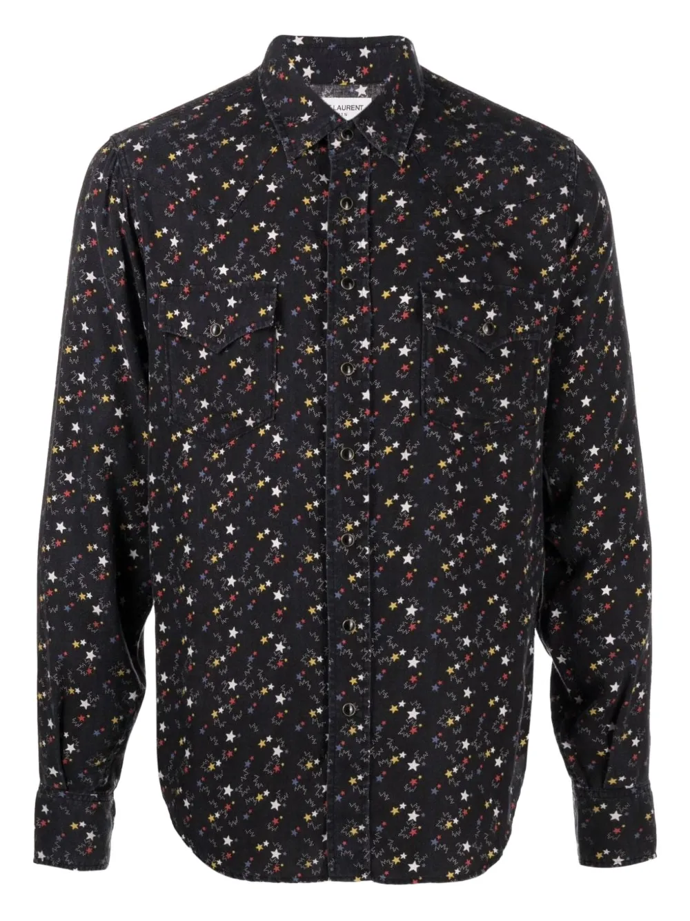 Saint Laurent camisa con estrellas estampadas | negro | Image 1