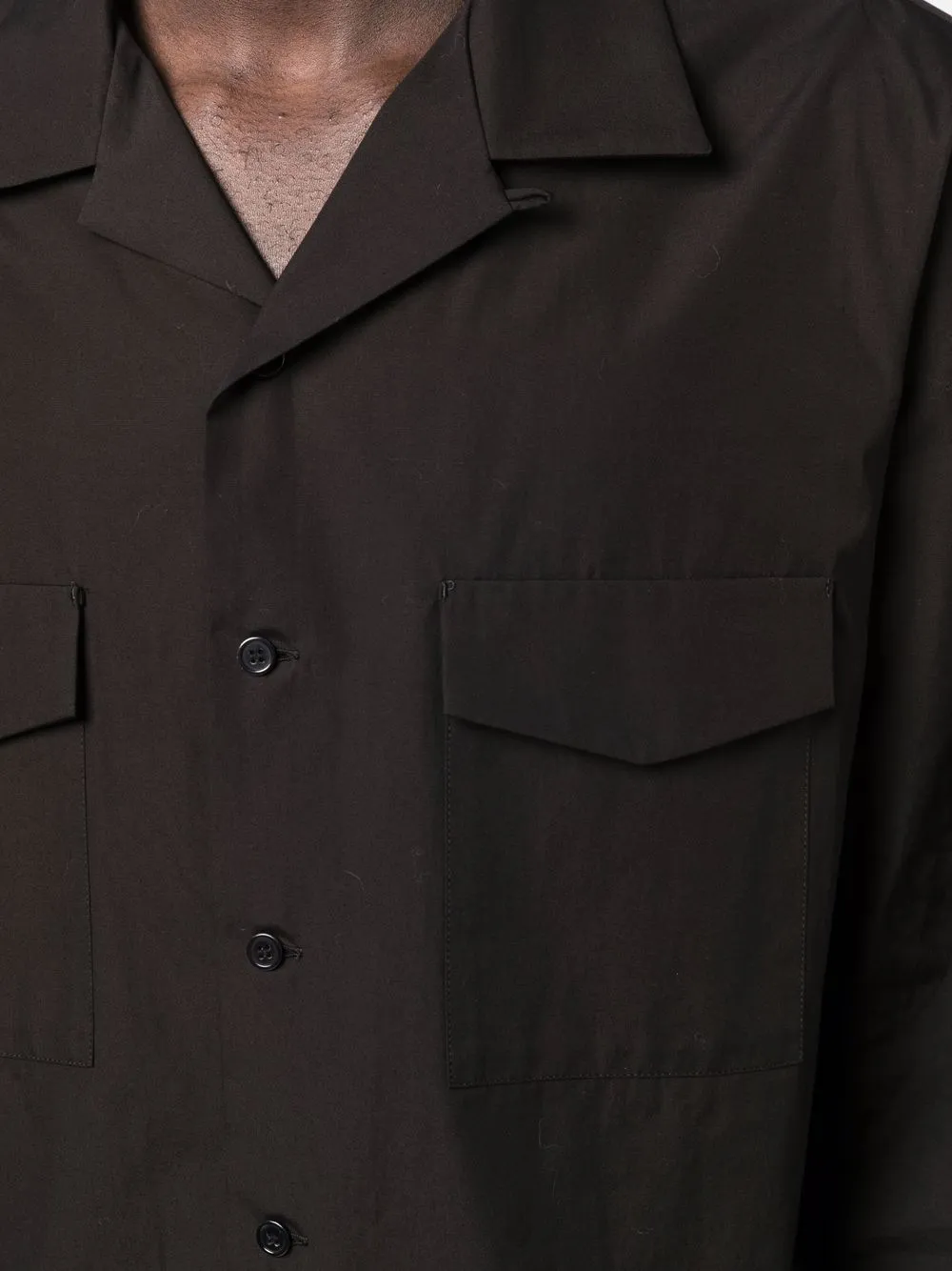 фото Yohji yamamoto рубашка на пуговицах