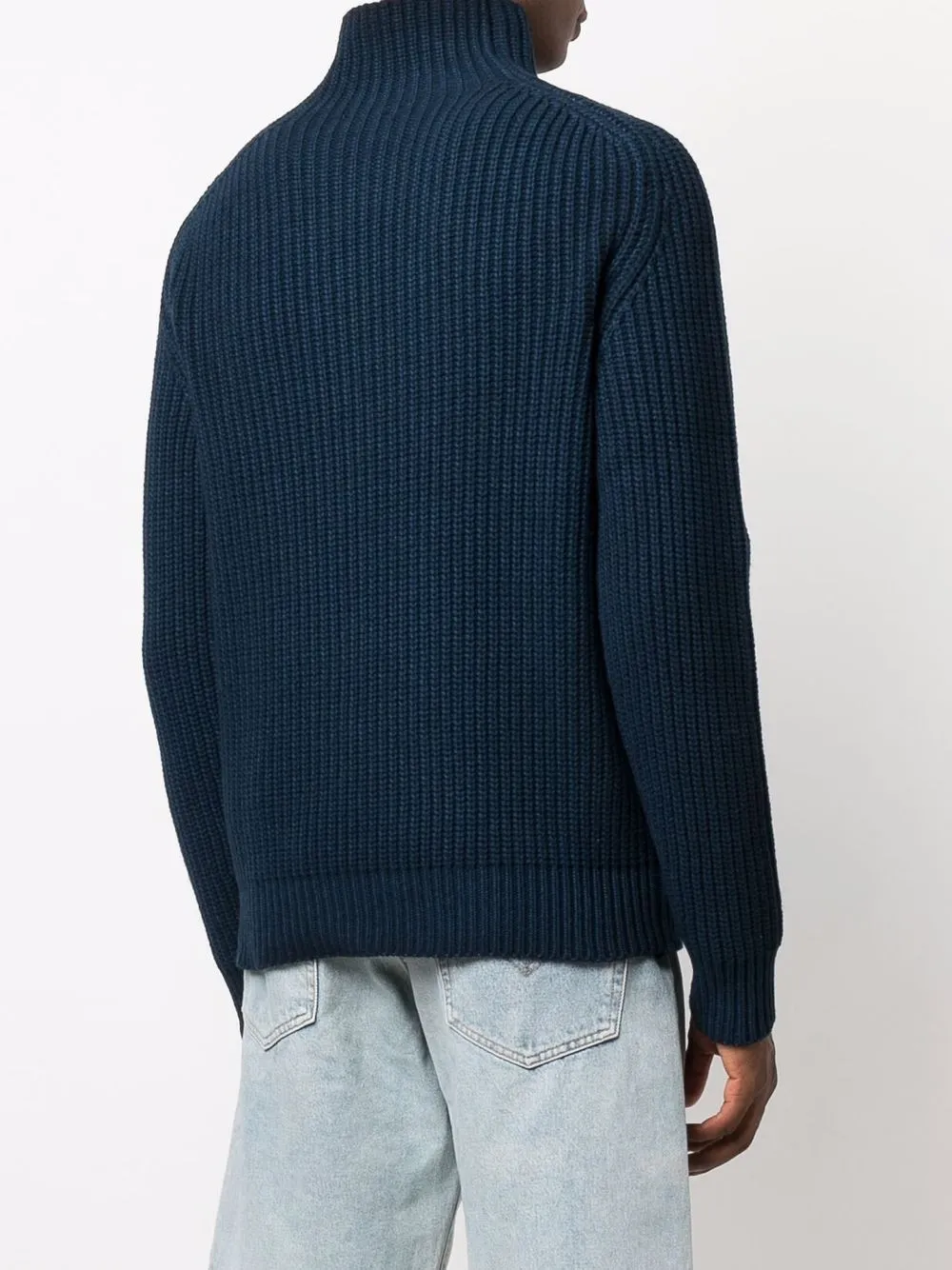 Diesel Ribgebreide trui Blauw
