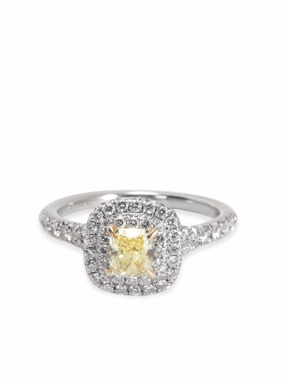 фото Tiffany & co. pre-owned кольцо soleste fancy с бриллиантом