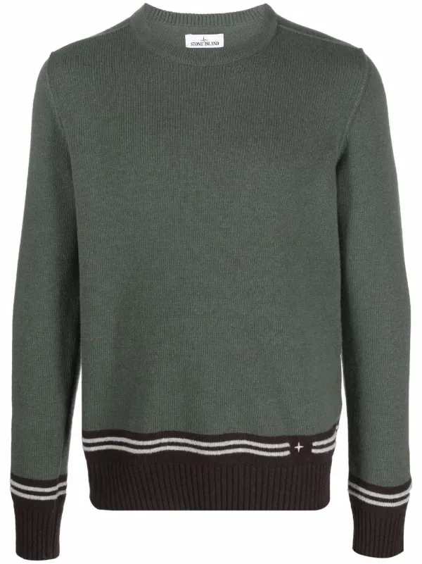 embroidered sleeve jumper