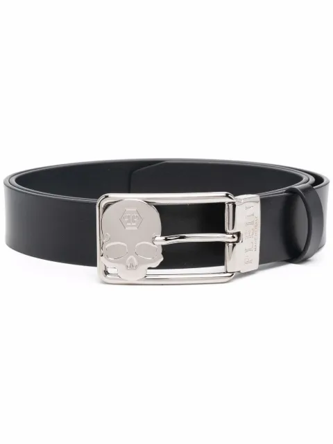 Philipp Plein buckle-fastening leather belt