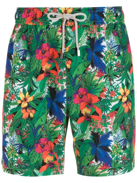 Amir Slama shorts de playa con estampado floral