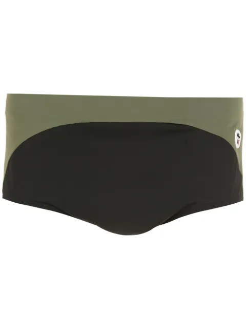 Amir Slama colourblock swimming trunks