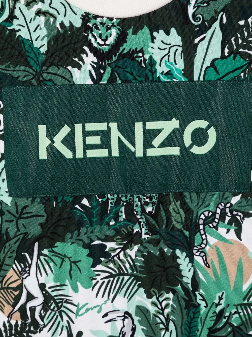 фото Kenzo kids футболка с принтом