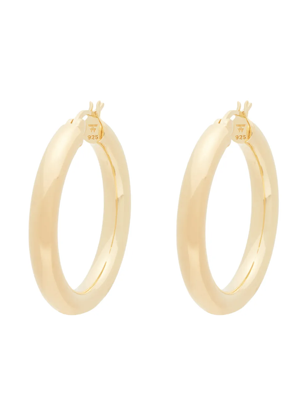 

Tom Wood large hoop earrings - Gold