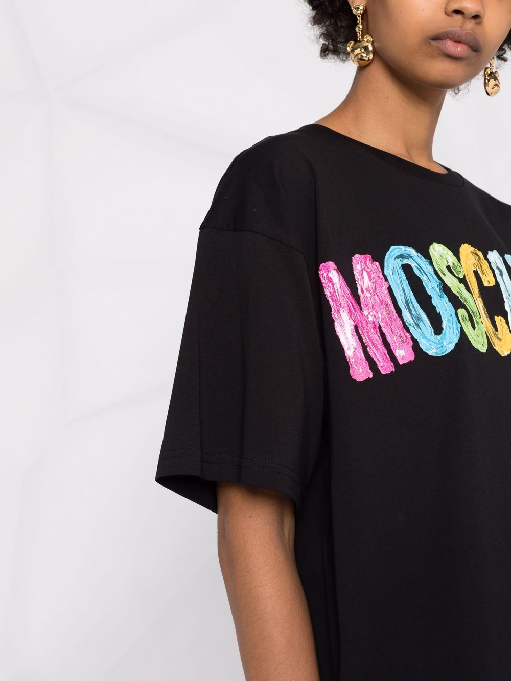 фото Moschino футболка с логотипом