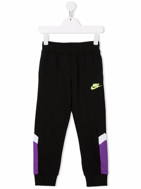 Nike Kids logo print track pants
