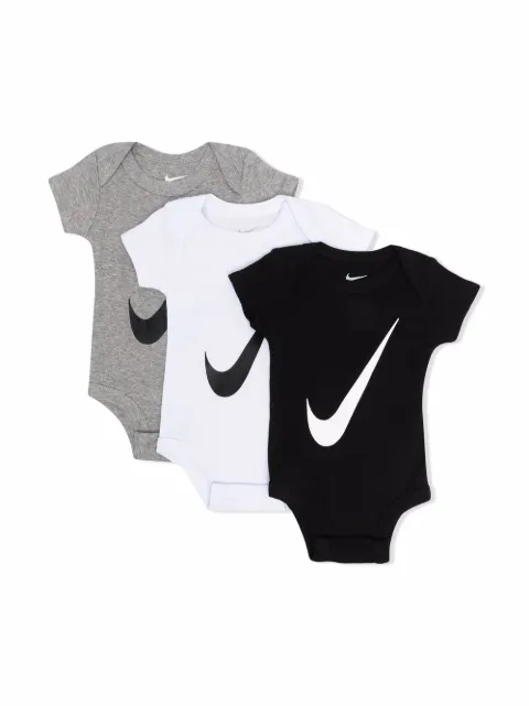 Nike Kids pack de rompers con logo estampado