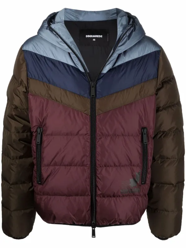 block padded jacket