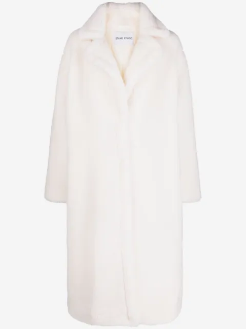 STAND STUDIO Maria faux-shearling coat