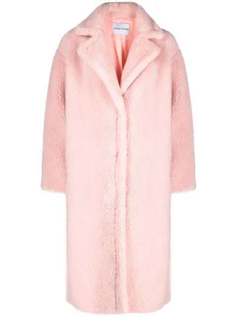 STAND STUDIO Maria textured single-breasted coat