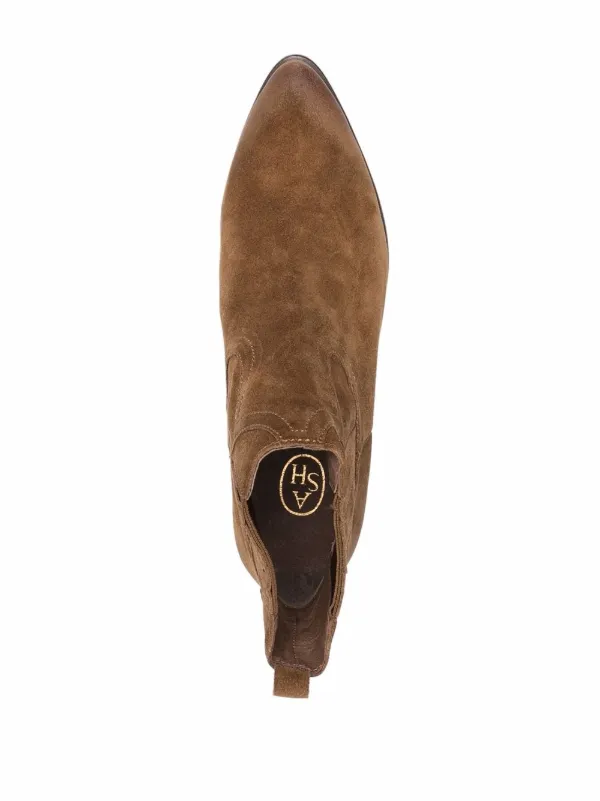 Shop ASH Harper suede ankle boots with 
