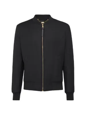 Paul Smith スエード ボンバージャケット | ブルー | FARFETCH JP