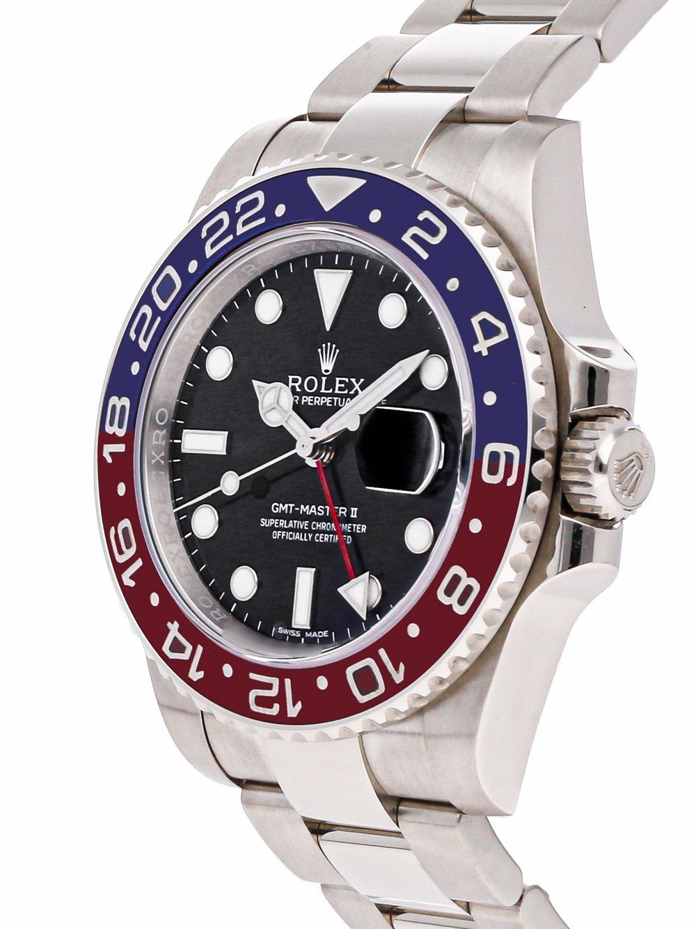 фото Rolex наручные часы gmt-master ii pepsi pre-owned 40 мм 2017-го года