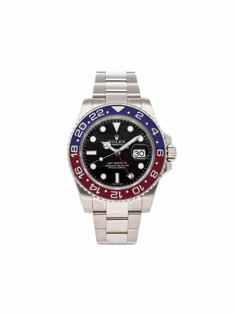 Rolex 2017 pre-owned GMT-Master II 'Pepsi' 40mm - Farfetch