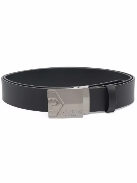 Philipp Plein buckle-fastening leather belt
