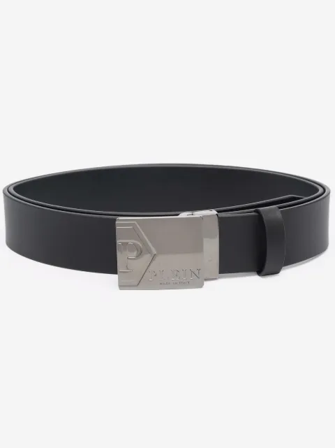 Philipp Plein buckle-fastening leather belt