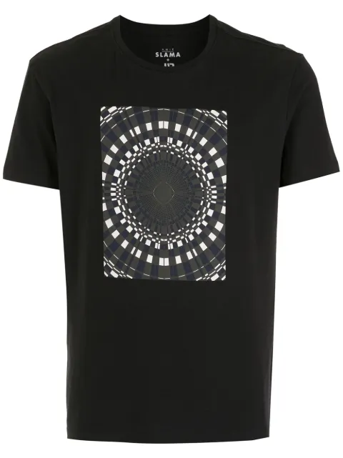 Amir Slama playera con estampado gráfico