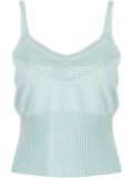 Colombo ribbed-knit vest top - Green