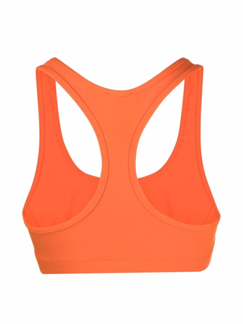 Shop Dsquared2 Side Logo-print Sports Bra In Orange
