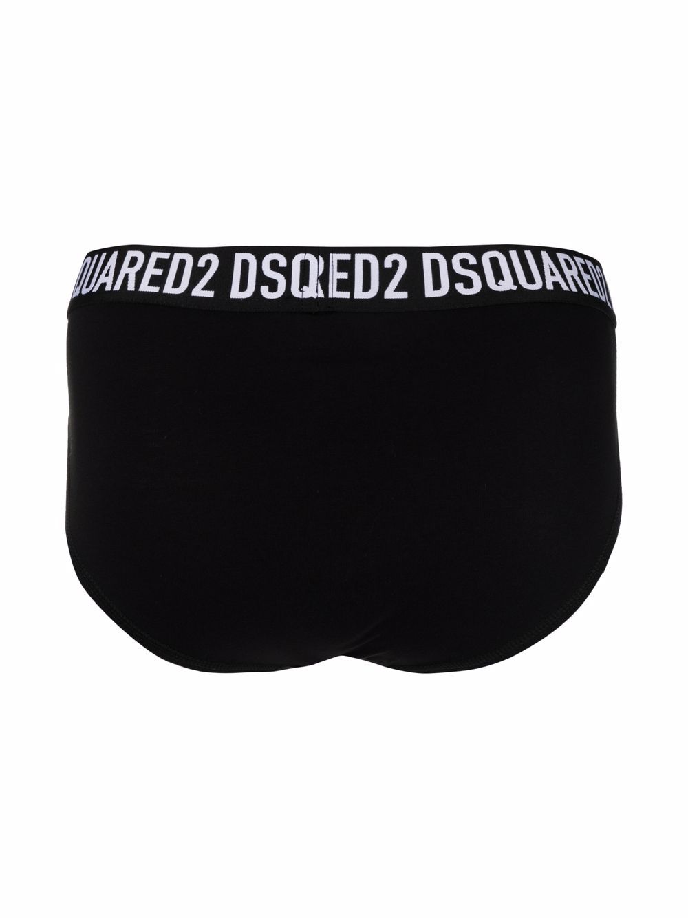 Dsquared2 Twee slips met logoband - Zwart