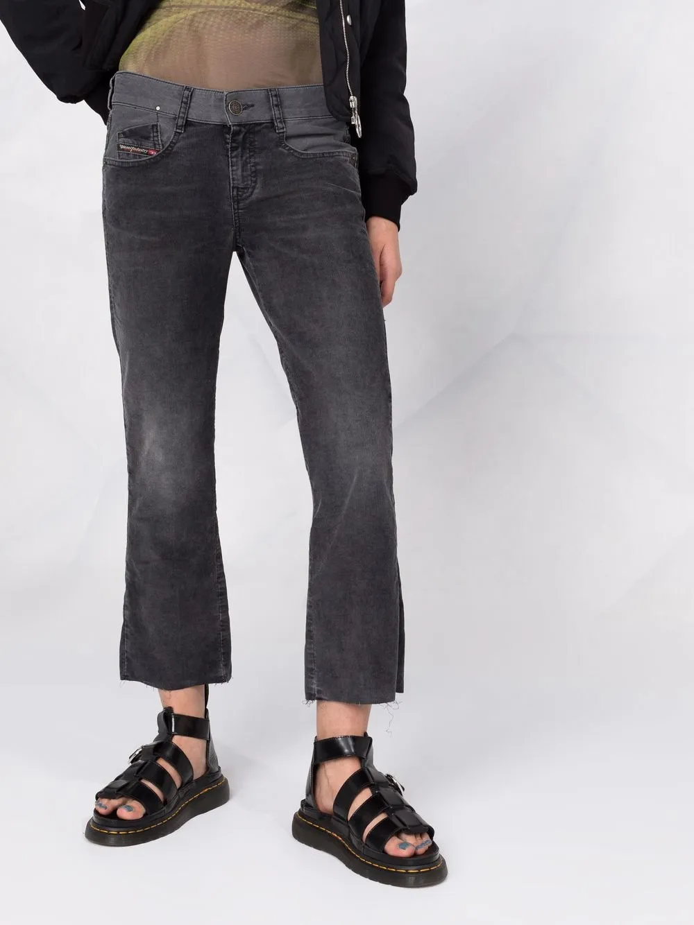 фото Diesel укороченные джинсы d-ebbey