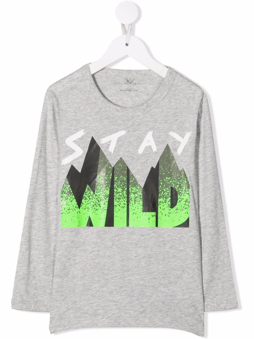 

Stella McCartney Kids playera con estampado Wild - Gris