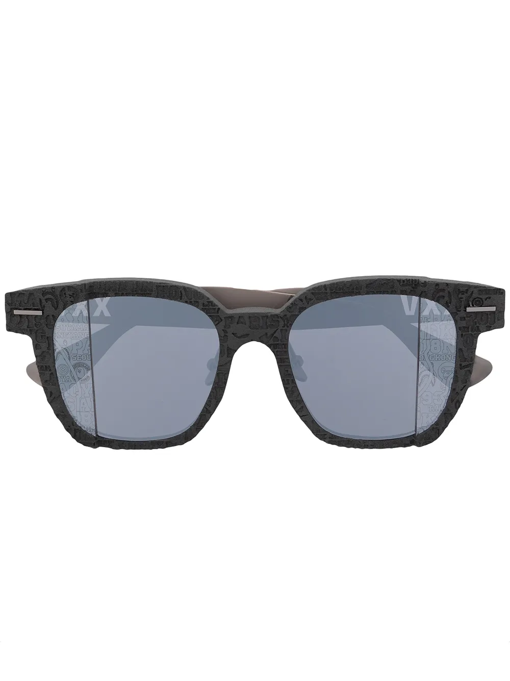 

A BATHING APE® logo-print square-frame sunglasses - Grey