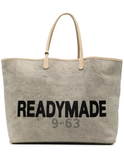 Readymade logo-print cotton tote bag