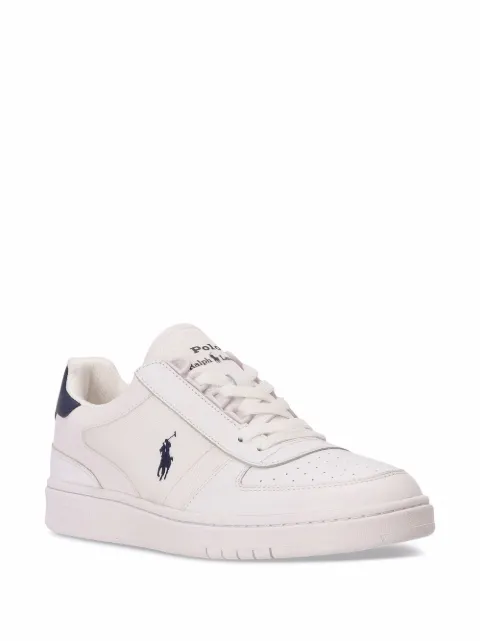 Polo Ralph Lauren white Court lace-up 