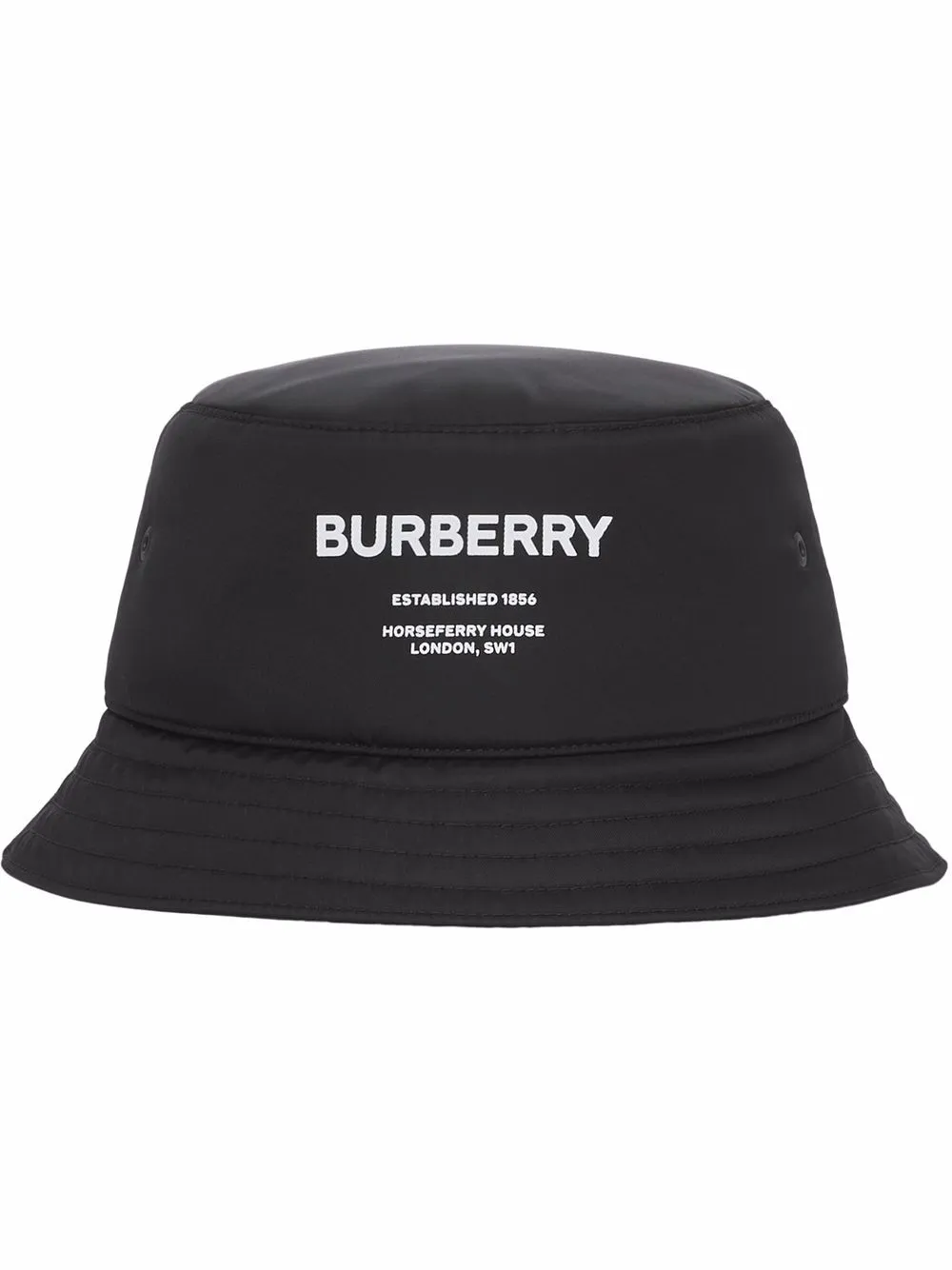 

Burberry gorro de pescador con motivo de Horseferry - Negro