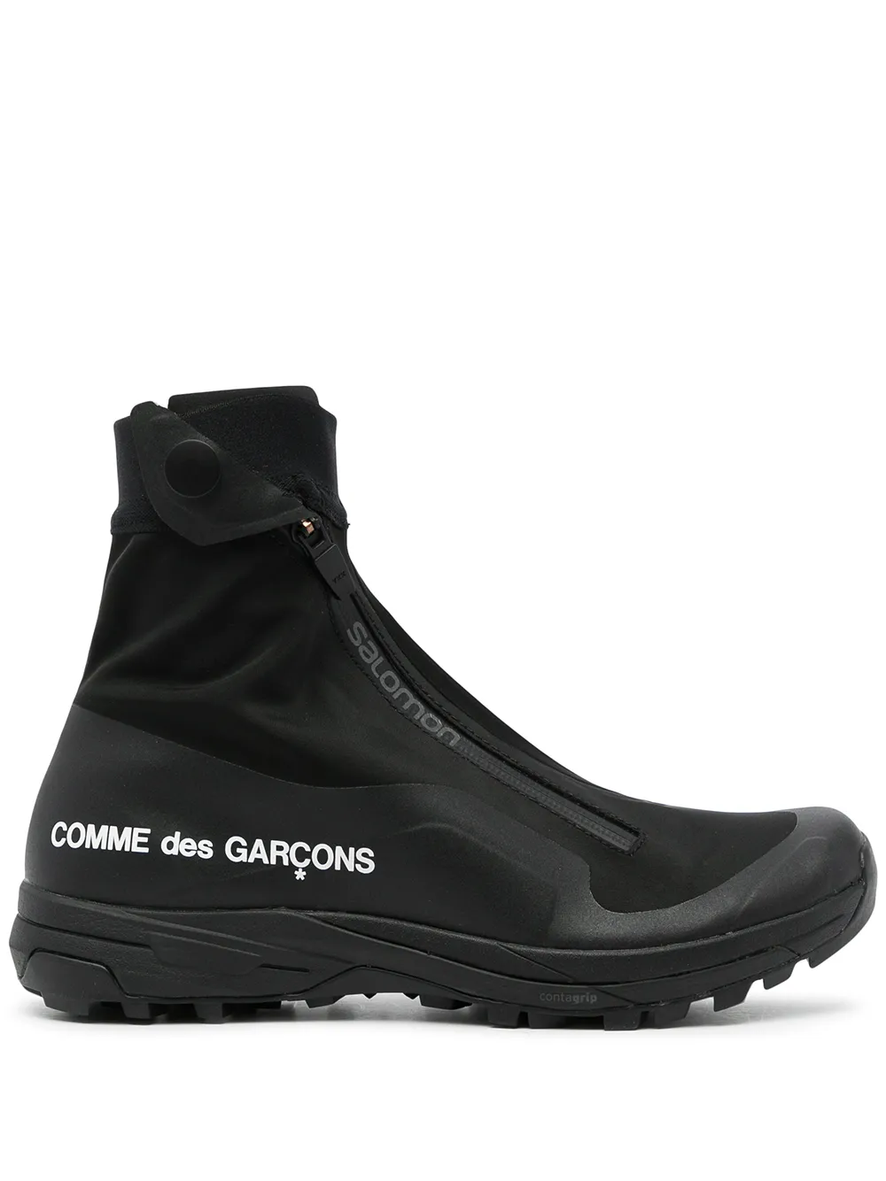 Comme Des Garçons x Salomon logo-print high-top Sneakers - Farfetch