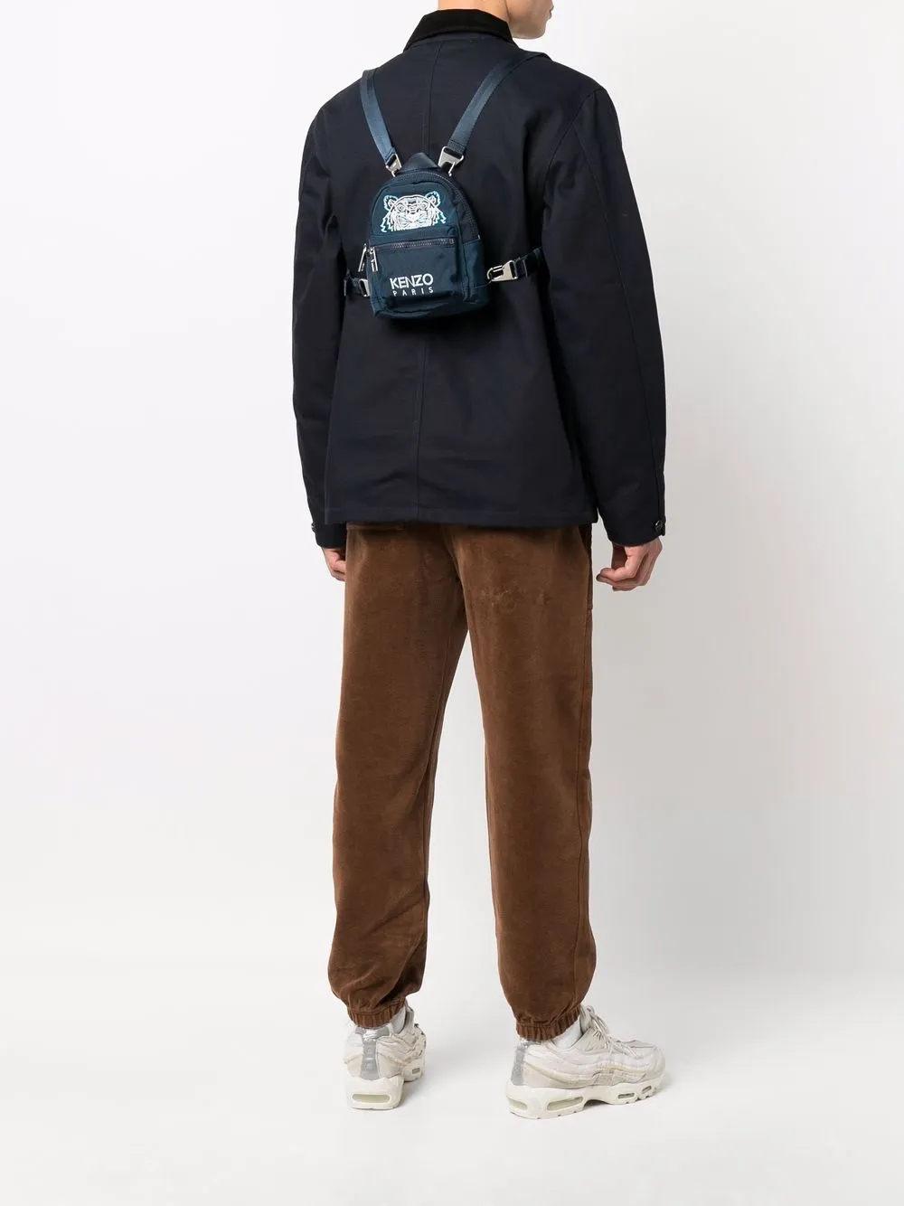 фото Kenzo мини-рюкзак с вышитым логотипом