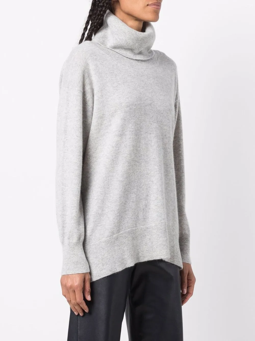 funnel neck cashmere jumper