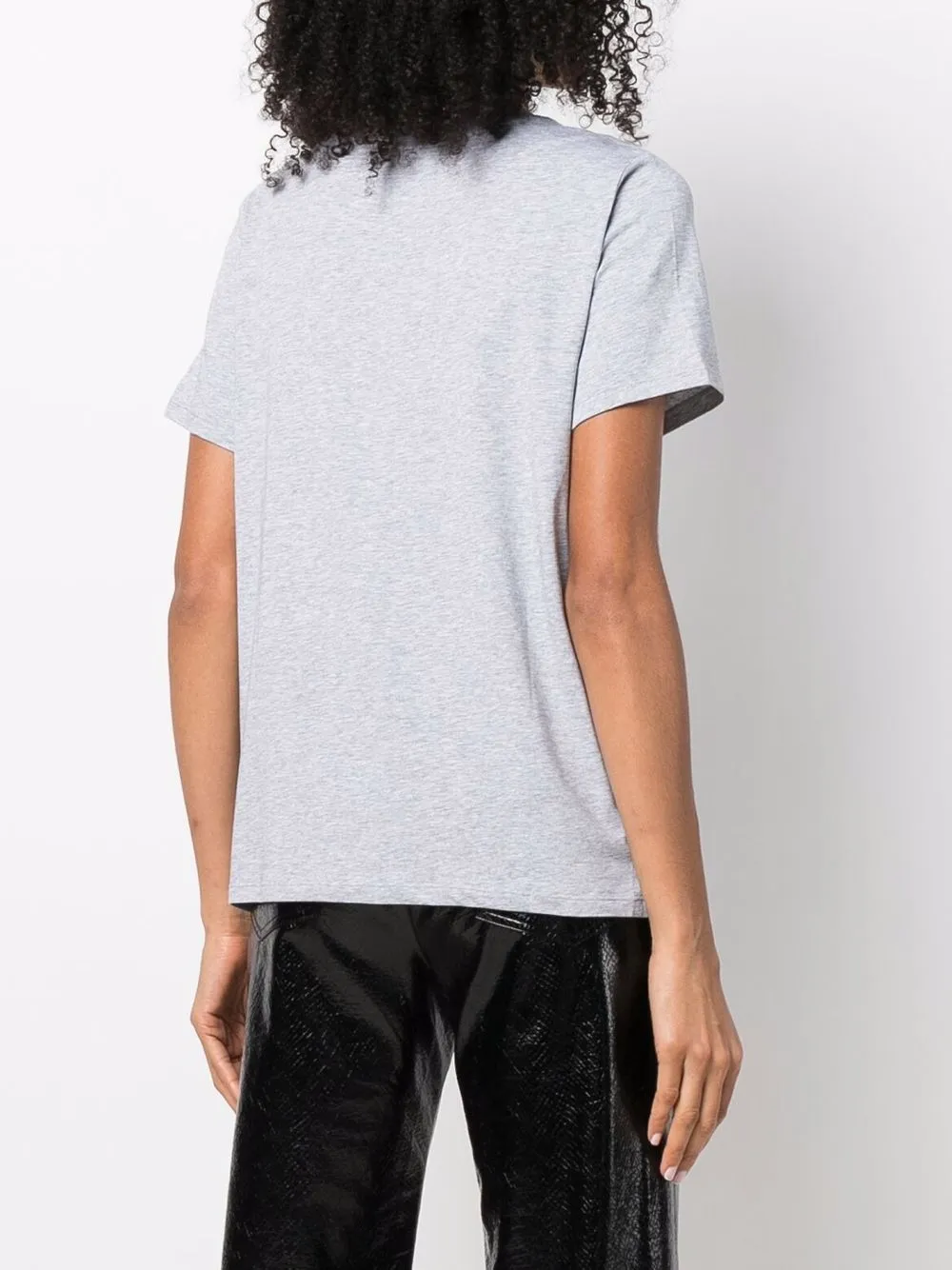 фото Dkny меланжевая футболка с логотипом