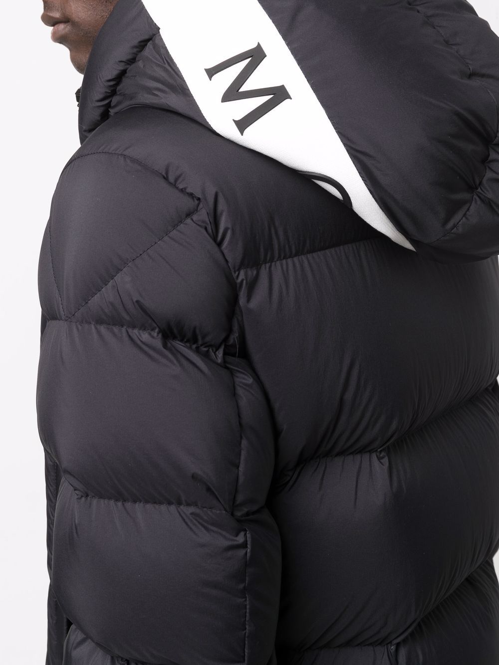 Shop Moncler Odart Hooded Puffer Jacket In Schwarz