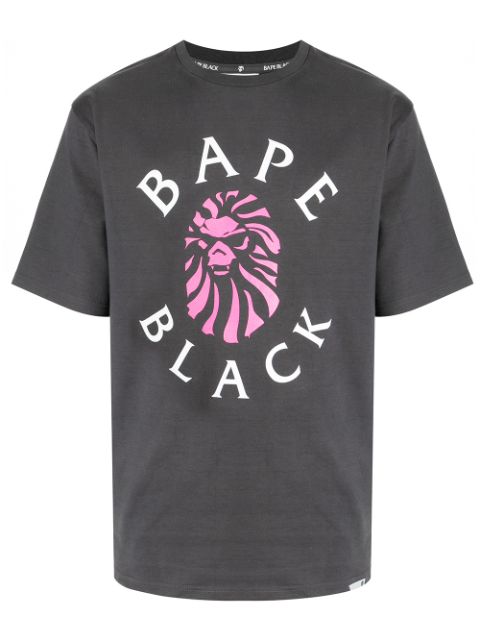 BAPE BLACK *A BATHING APE® logo print T-shirt