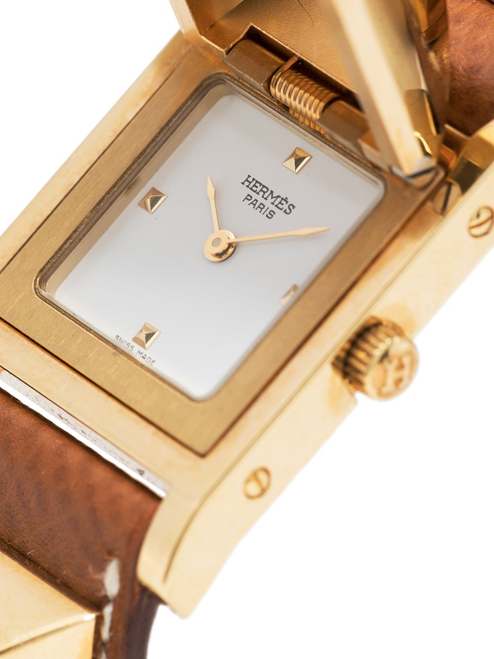 фото Hermès наручные часы médor pre-owned 1996-го года