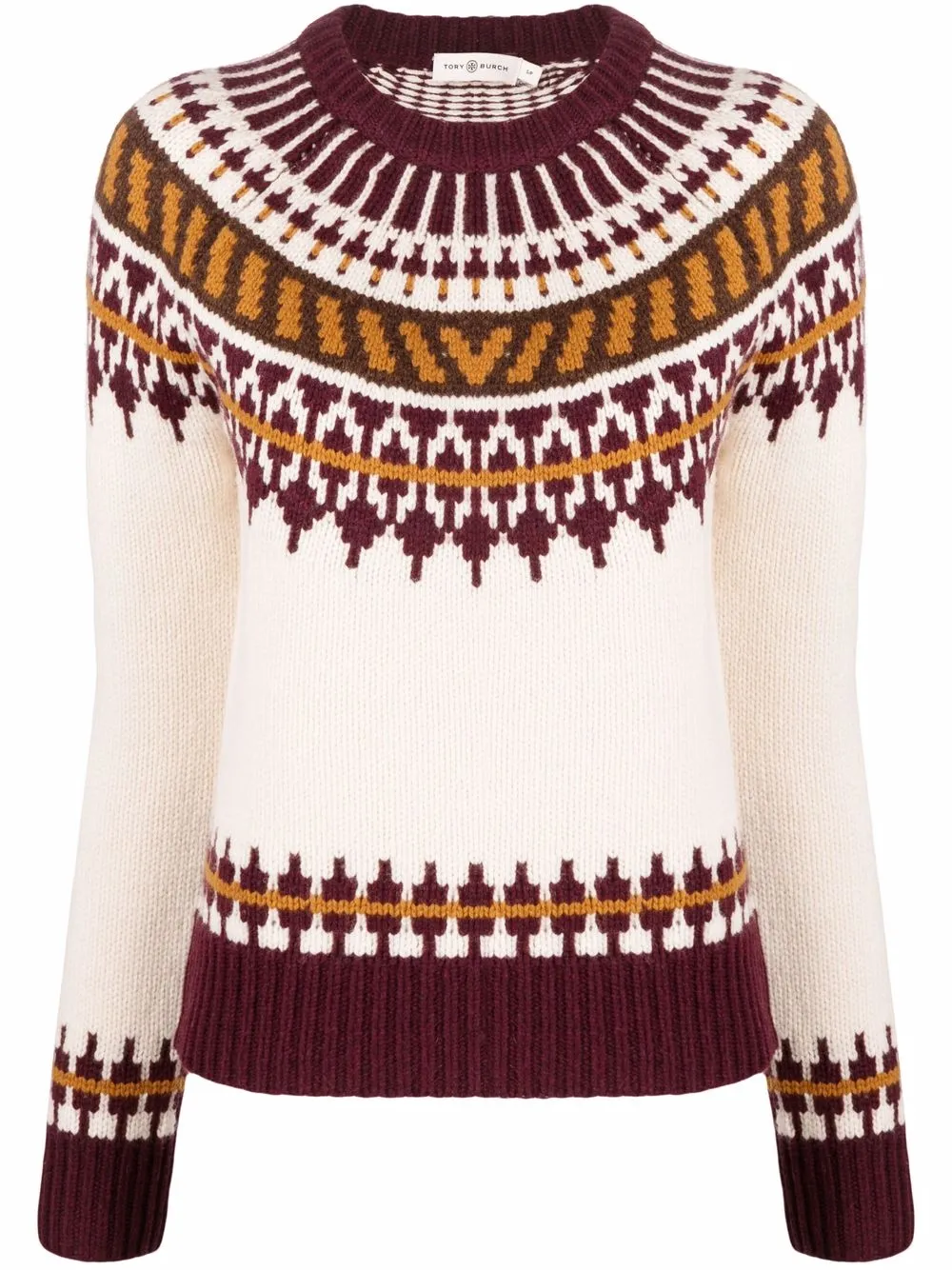 

Tory Burch suéter de tejido Fair Isle - Neutro