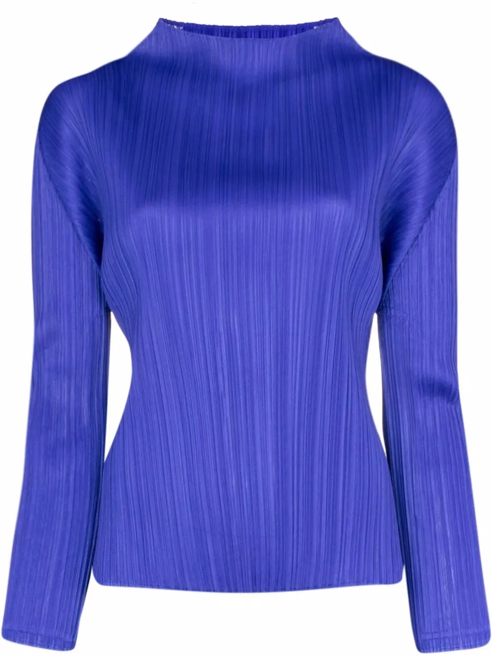 Pleats Please Issey Miyake Monthly Colours January plissé-effect top - Blue