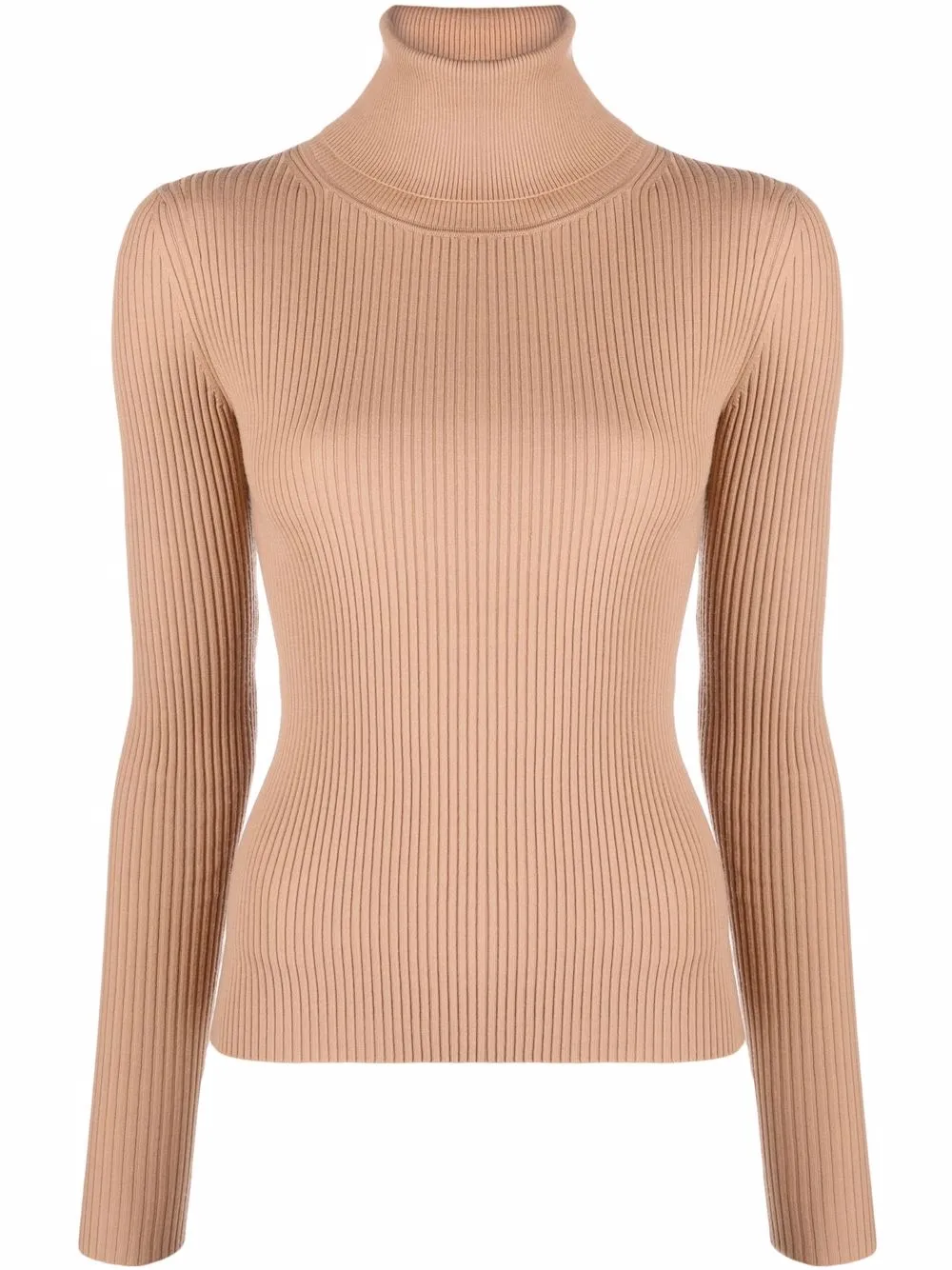 

JOSEPH ribbed roll neck jumper - Neutrals