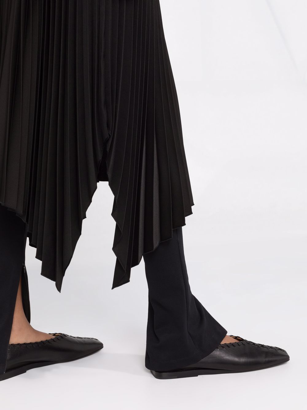 фото Joseph плиссированная юбка с асимметричным подолом