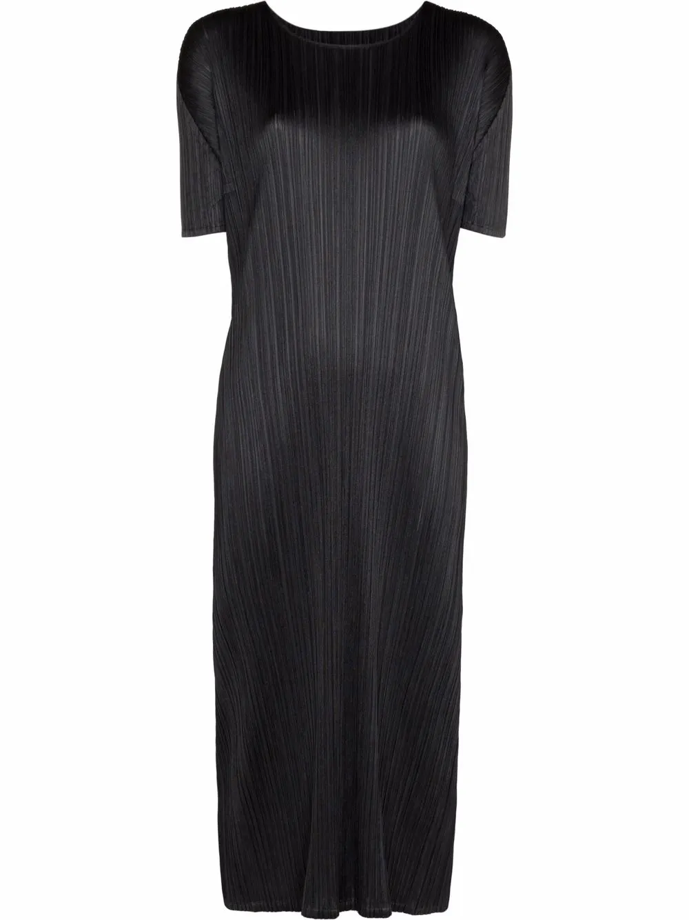 

Pleats Please Issey Miyake vestido Luster plisado - Negro