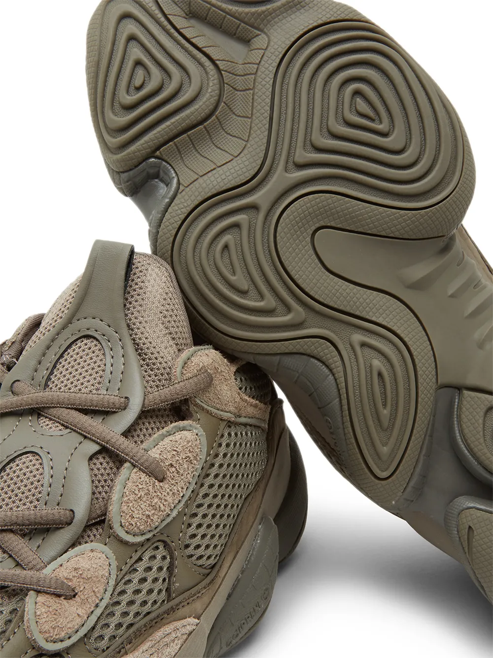 Shop Adidas Originals Yeezy 500 "clay Brown" Sneakers