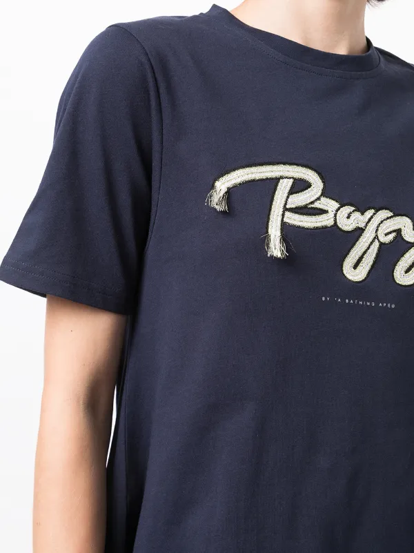 A BATHING APE® ロゴ Tシャツワンピース | ブルー | FARFETCH JP