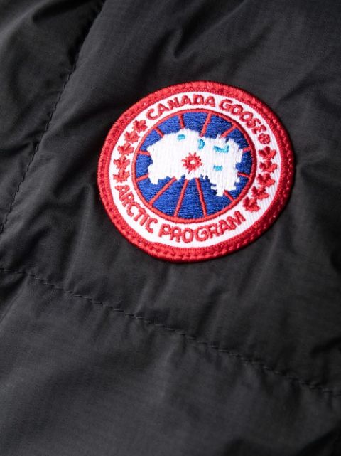 Canada Goose logo-patch feather-down Padded Coat - Farfetch