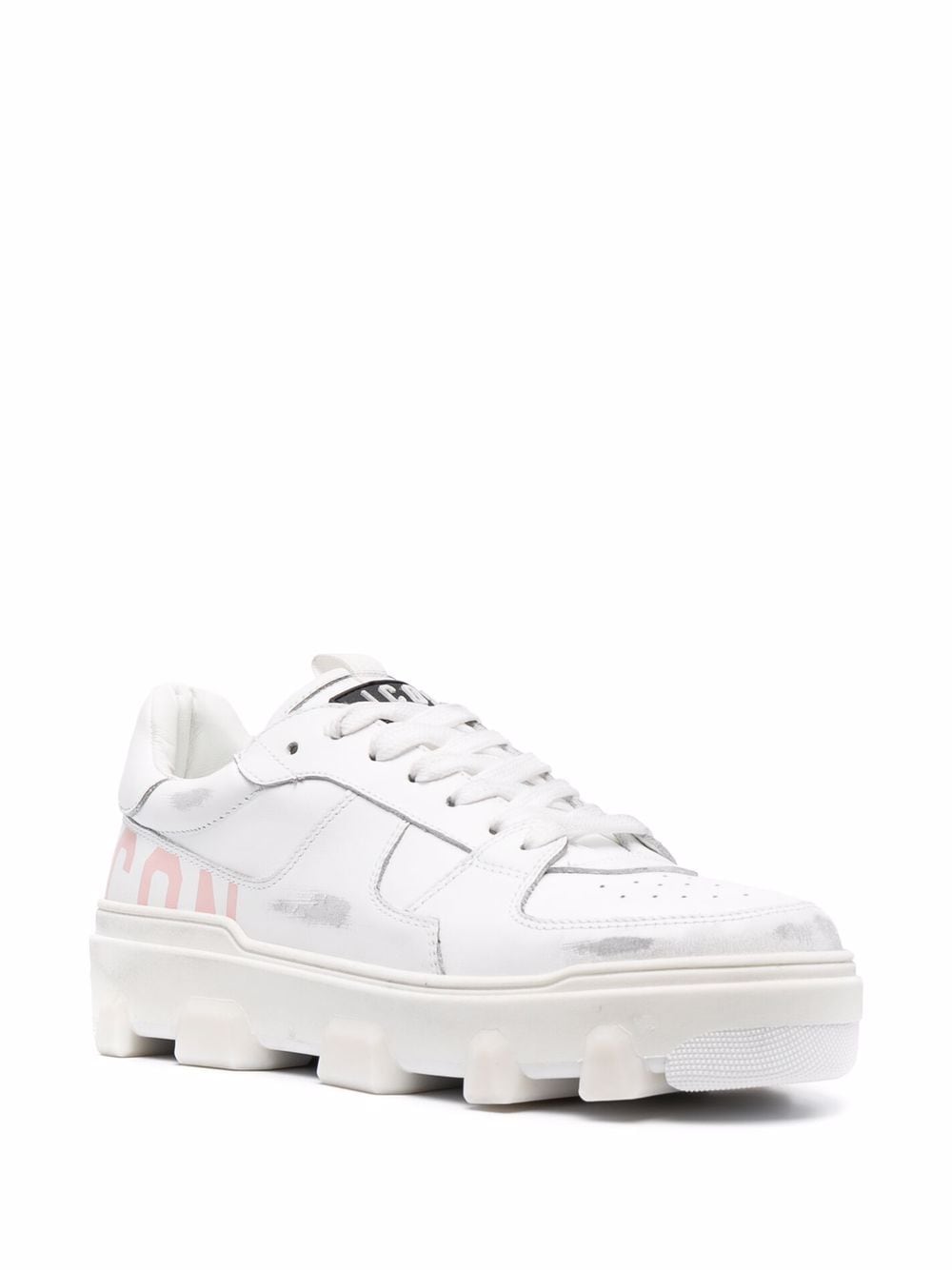 Image 2 of Dsquared2 Icon leather low-top sneakers