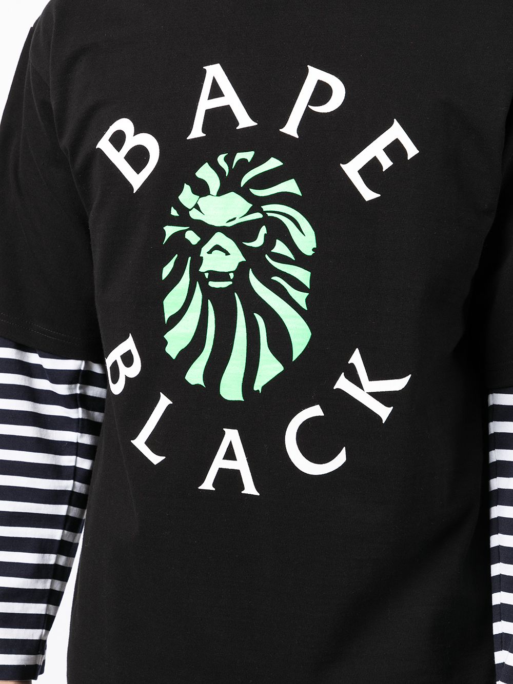 фото Bape black *a bathing ape® футболка с логотипом