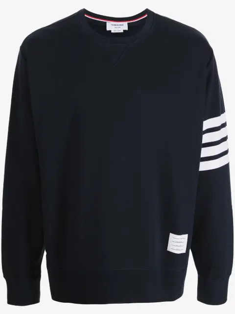 Thom Browne sudadera con motivo 4-Bar
